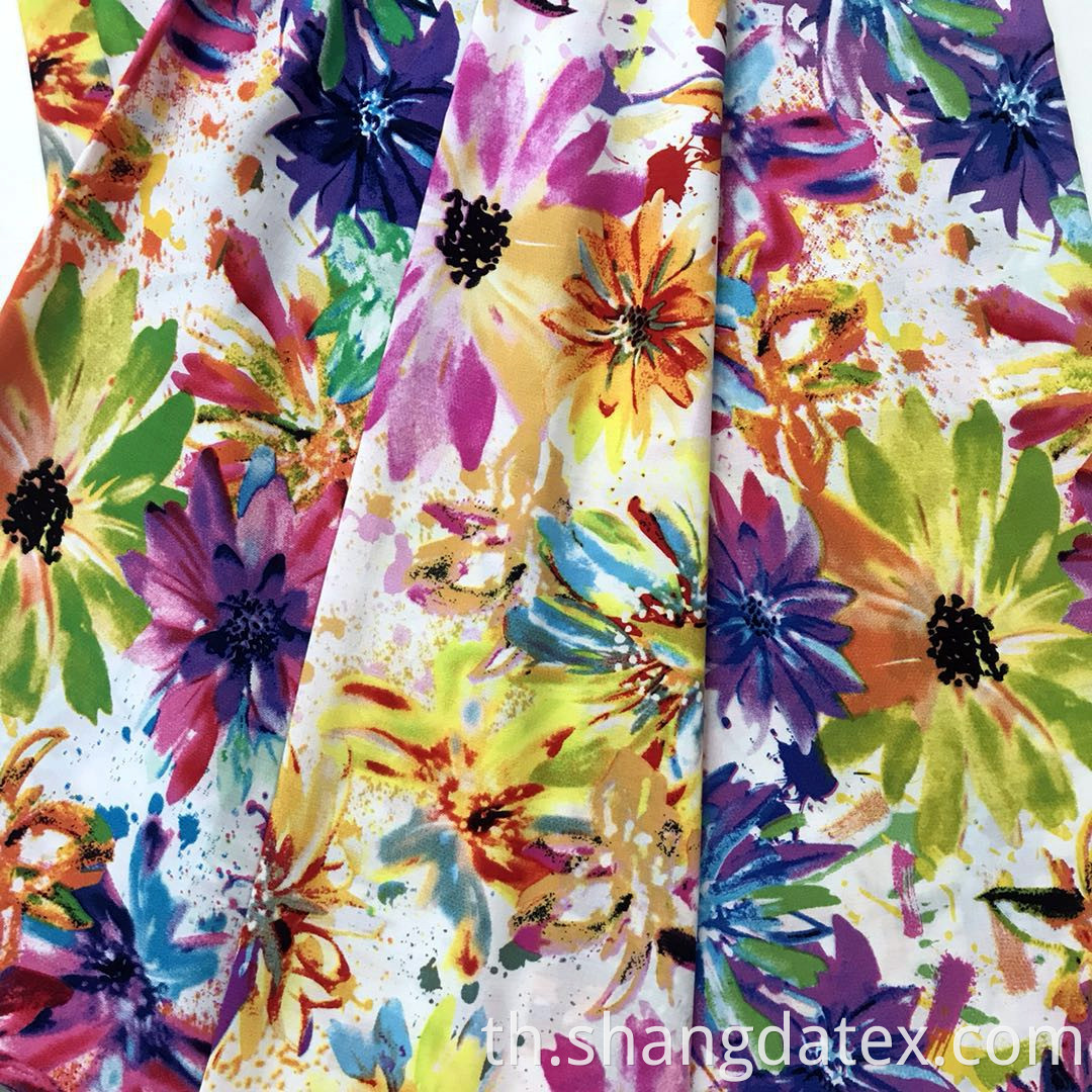  summer rayon semi digital fabric